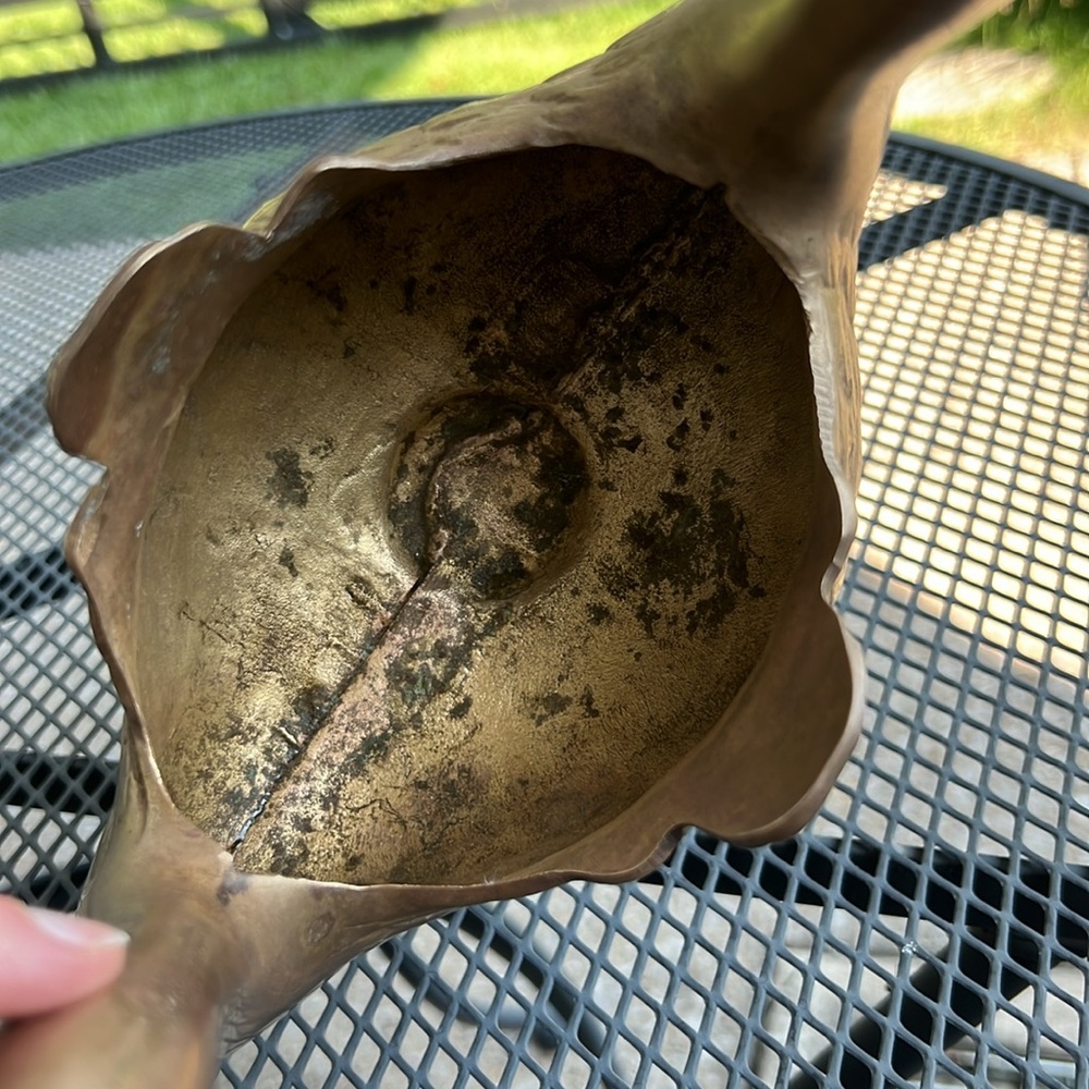 MID-CENTURY BRASS DOUBLE SIDED SWAN CANDY DISH-VINTAGE - Picture 8 of 15